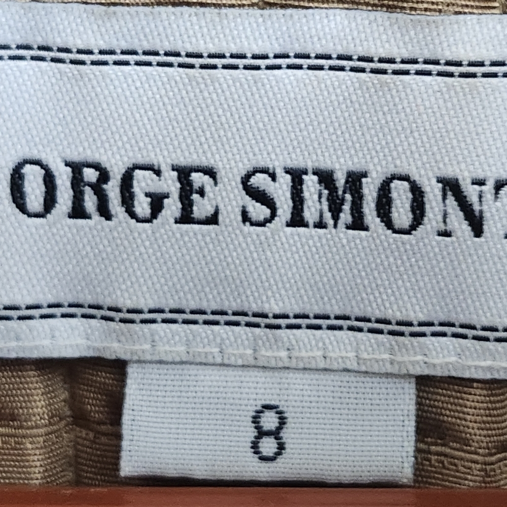 George Simonton Tan Quilted Blazer - Picture 5 of 5